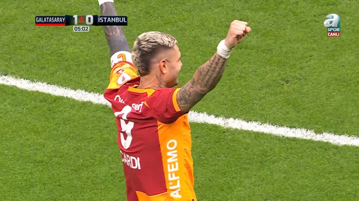 گل اول گالاتاسرای به استانبول اسپور (ایکاردی)