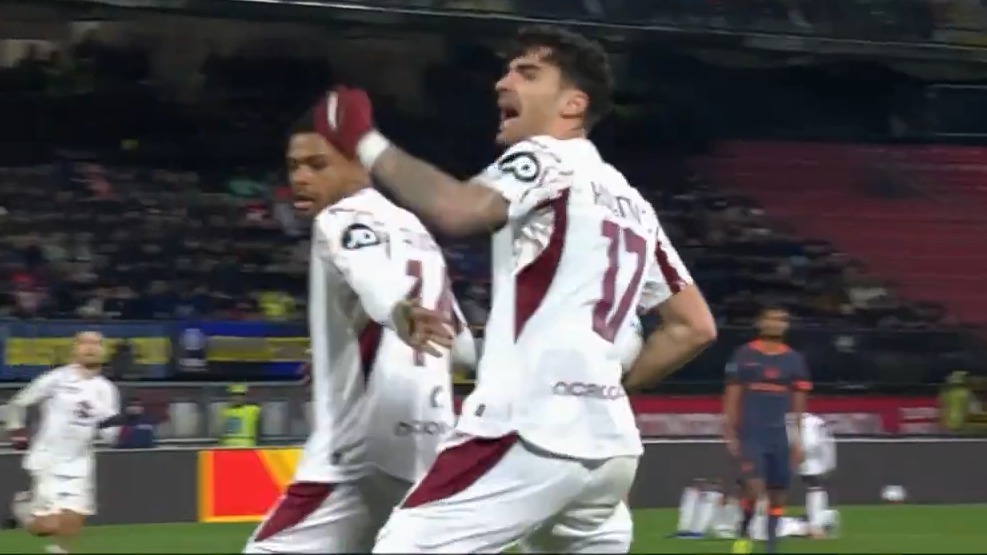 گل اول تورینو به اینتر (کولنوویچ)