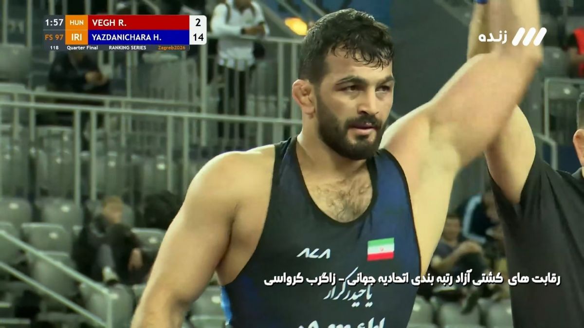 راهیابی حسن یزدانی به نیمه نهایی با پیروزی مقتدرانه مقابل حریف مجارستانی