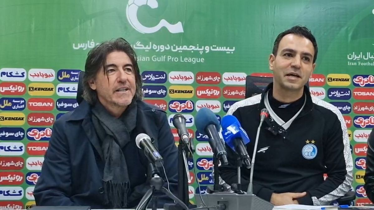 کنفرانس خبری ساپینتو پس از برتری استقلال مقابل شمس آذر