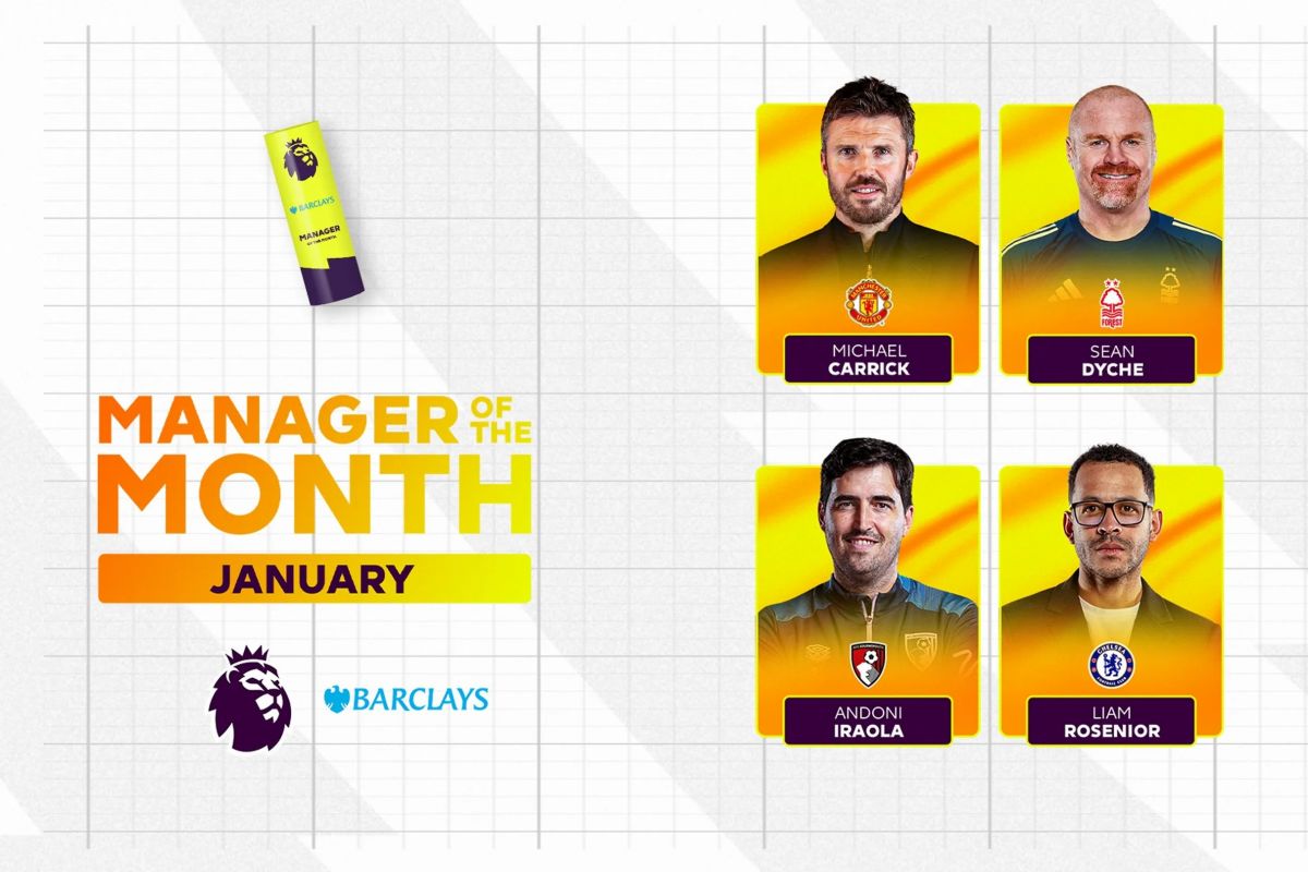 کاندیداهای کسب عنوان بهترین سرمربی لیگ برتر انگلیس