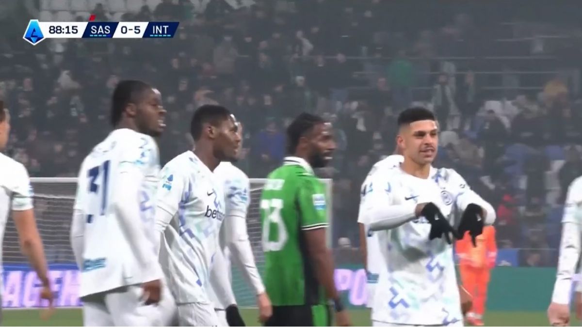 گل پنجم اینتر به ساسولو (شوت تماشایی لوییز هنریکه)