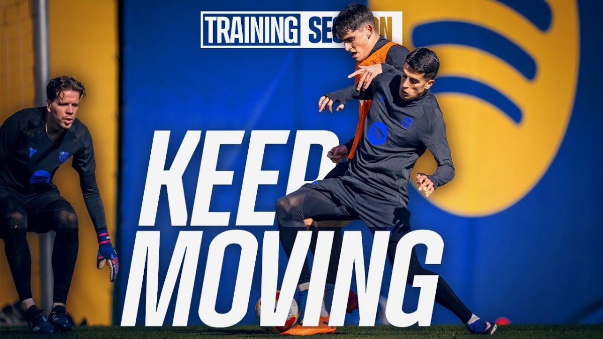 تمرین بارسلونا برای تقابل با اتلتیکو مادرید در نیمه نهایی جام حذفی