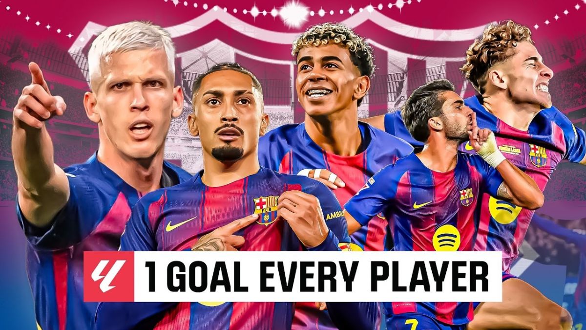 بهترین گل هر بازیکن بارسلونا در فصل 26-2025