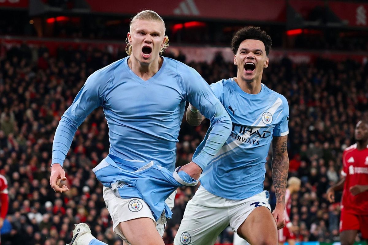 آنفیلد هم توسط ارلینگ هالند فتح شد