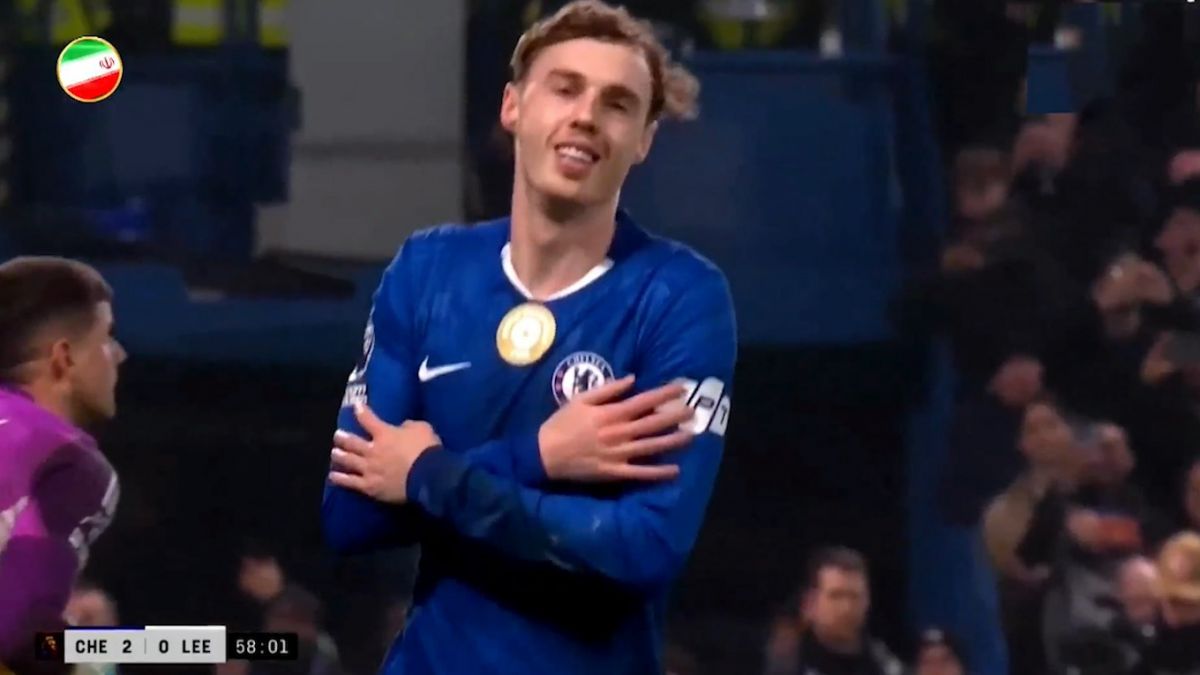 گل دوم چلسی به لیدزیونایتد (کول پالمر - پنالتی)