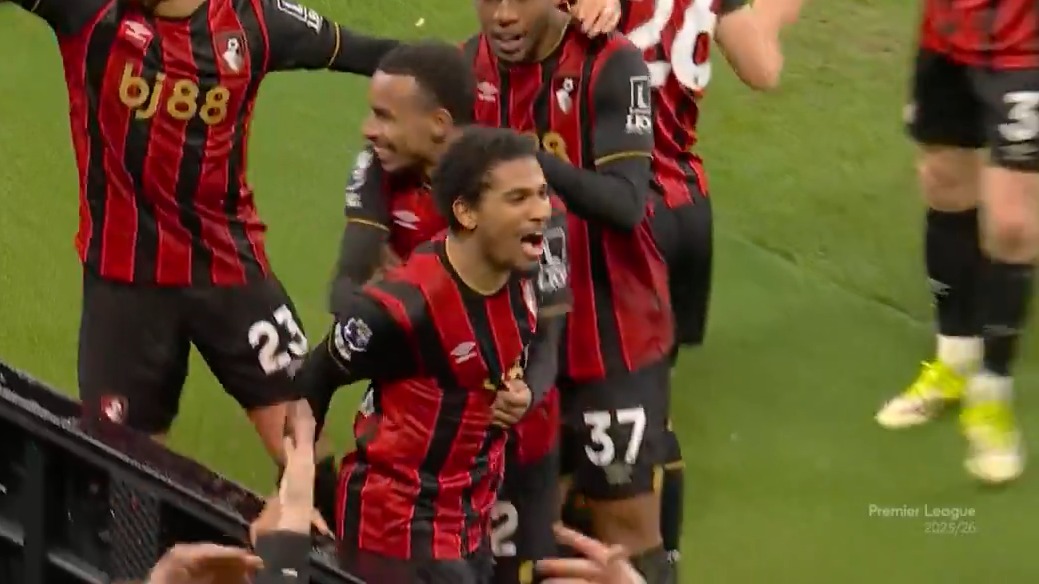 گل دوم بورنموث به اورتون (امین عدلی)