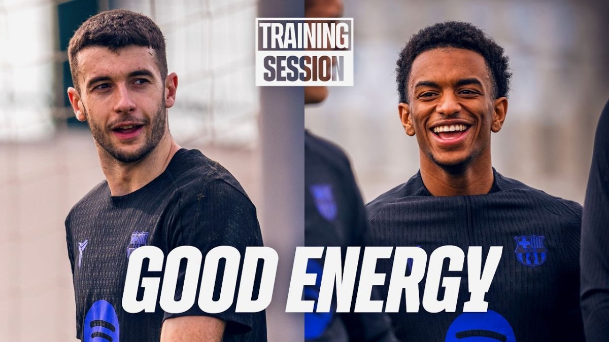 تمرین بارسلونا برای تقابل با اتلتیکو مادرید