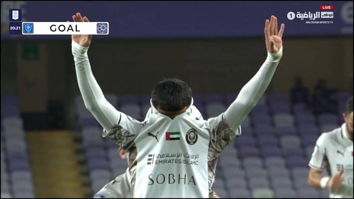 گل اول النصر امارات به العین (مهدی قایدی)