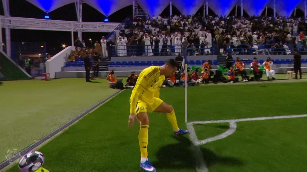 گل اول النصر به الفتح عربستان (کریستیانو رونالدو)