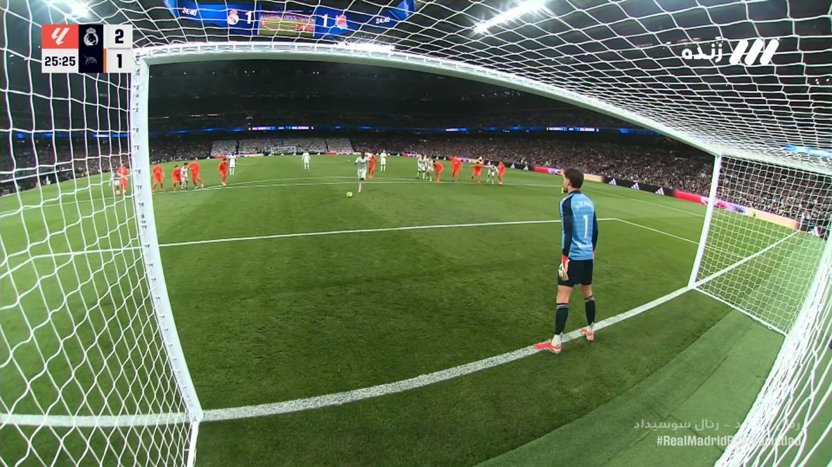گل دوم رئال مادرید به رئال سوسیداد (وینیسیوس)