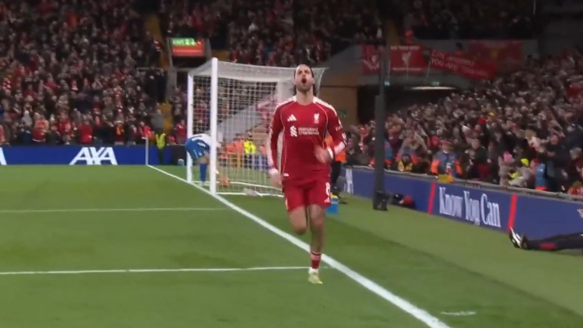 گل دوم لیورپول به برایتون (سوبوسلای)