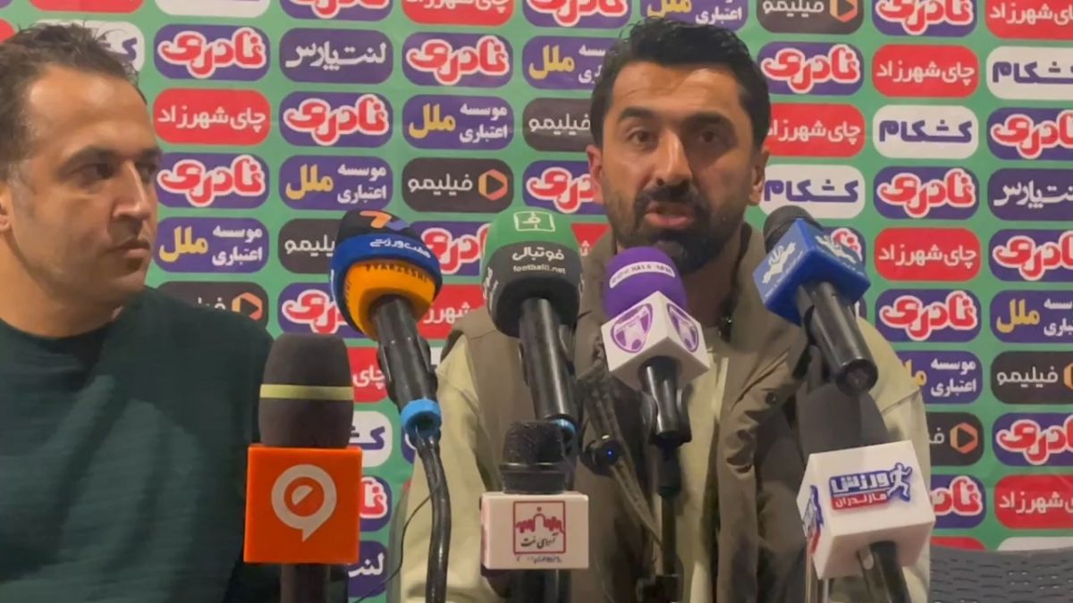 نشست خبری مربیان در پایان بازی شهرداری نوشهر و هوادار