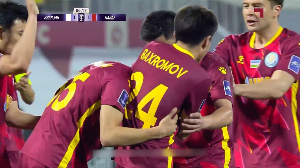 گل دوم نسف قارشی به الشارجه (سوپرگل عبدنظرف)