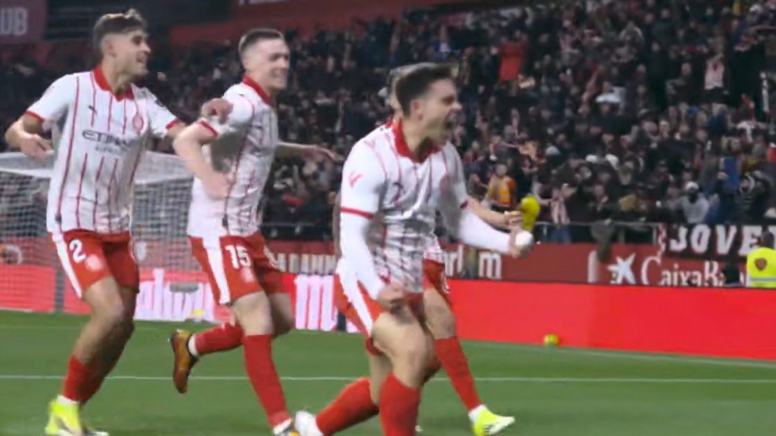 گل دوم ژیرونا به بارسلونا (فران بلتران)