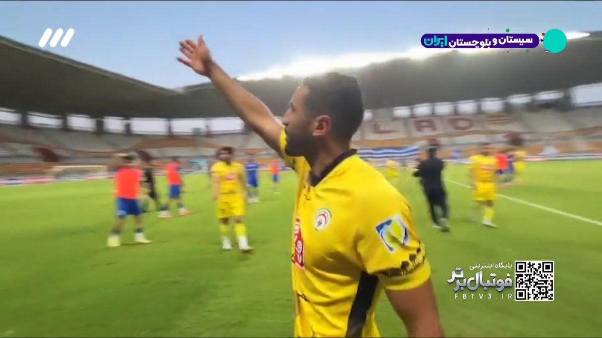 درگیری خلیفه و حسین کعبی سرمربی و مربی استقلال خوزستان با کادر فنی فجر