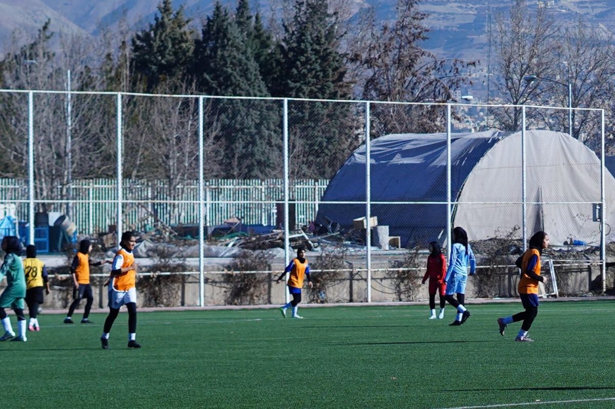 مرور تمرینات تکنیکی و تاکتیکی ملی‌پوشان نوجوان زیر نظر کادر فنی