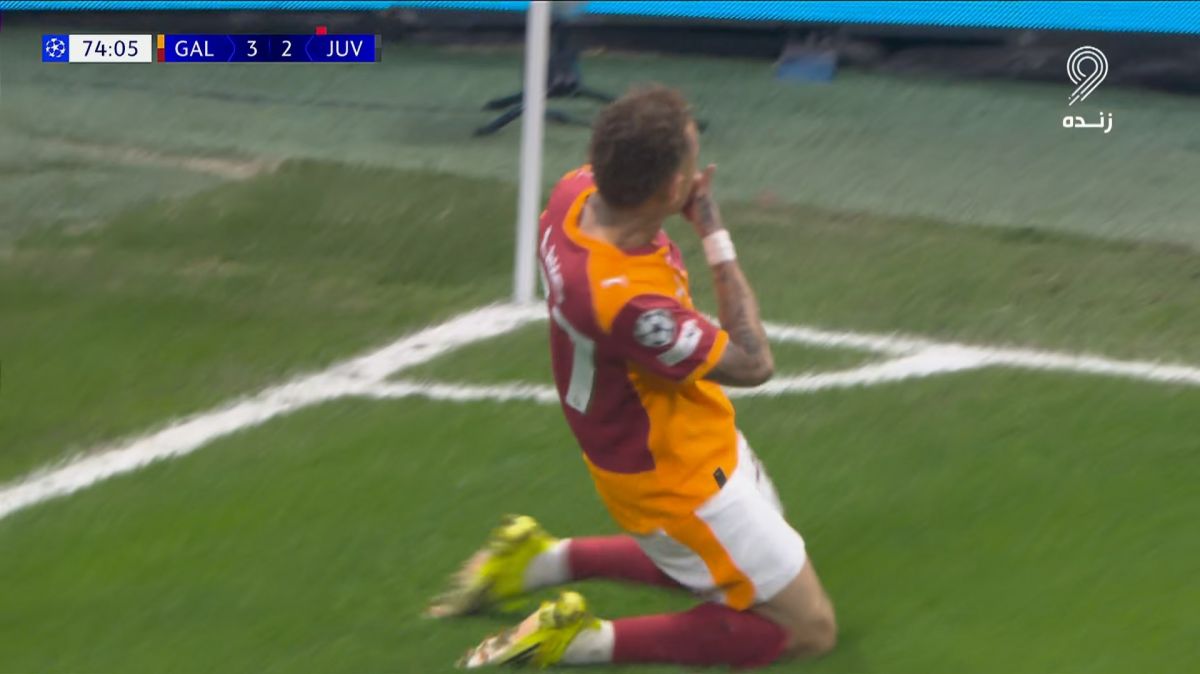 گل چهارم گالاتاسرای به یوونتوس (دبل نوآ لانگ)