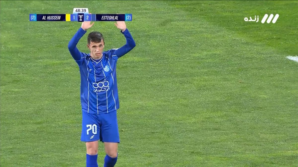 گل دوم استقلال به الحسین اردن (دبل و سوپرگل یاسر آسانی)