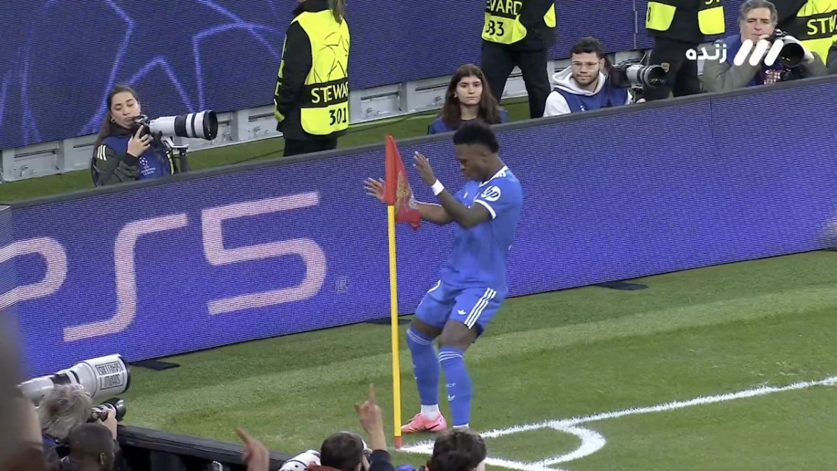 گل اول رئال مادرید به بنفیکا (سوپرگل وینیسیوس)