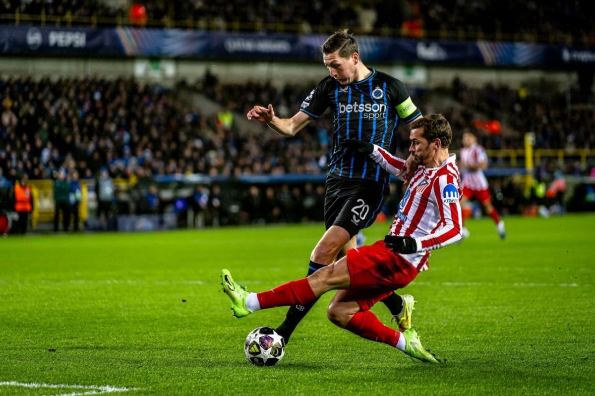 تساوی اتلتیکو مادرید مقابل تیم بلژیکی در دیداری که شش گل داشت