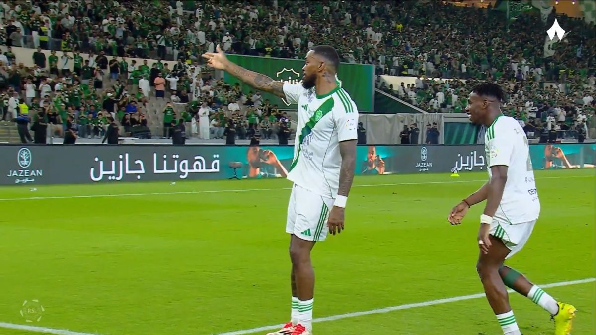 گل چهارم الاهلی عربستان به النجمه (هت تریک ایوان تونی)