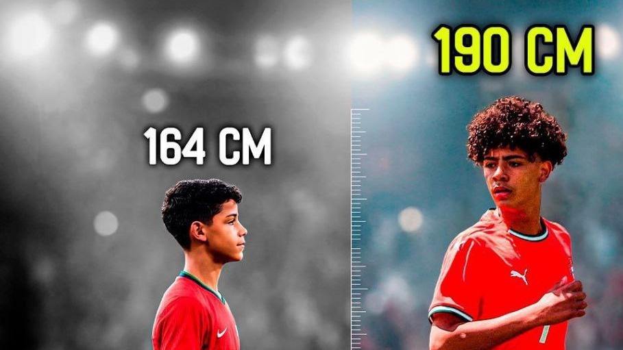 پسر از پدر جلو زد؛ رشد خیره‌کننده رونالدو جونیور!