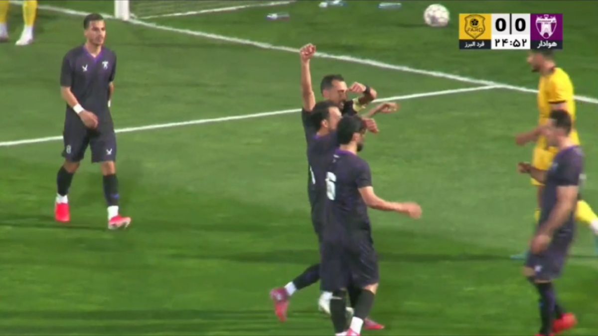 سوپرگل بی نظیر امین قاسمی نژاد برای هوادار