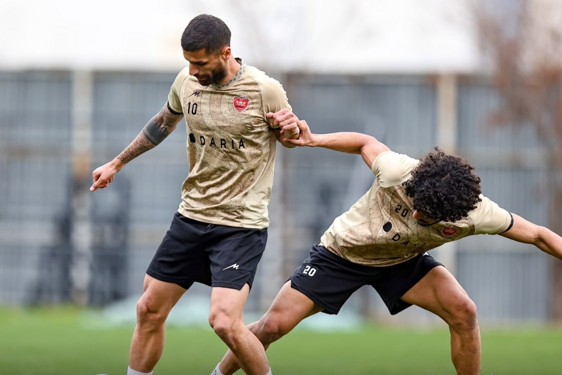 مصدومیت نگران‌کننده سرلک در تمرین پرسپولیس