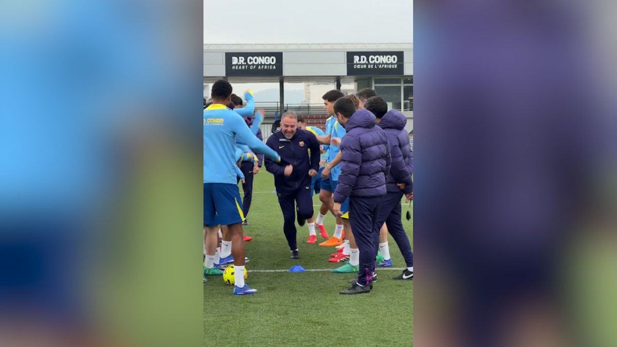 تونل وحشت؛ هدیه تولد بازیکنان بارسلونا برای هانسی فلیک