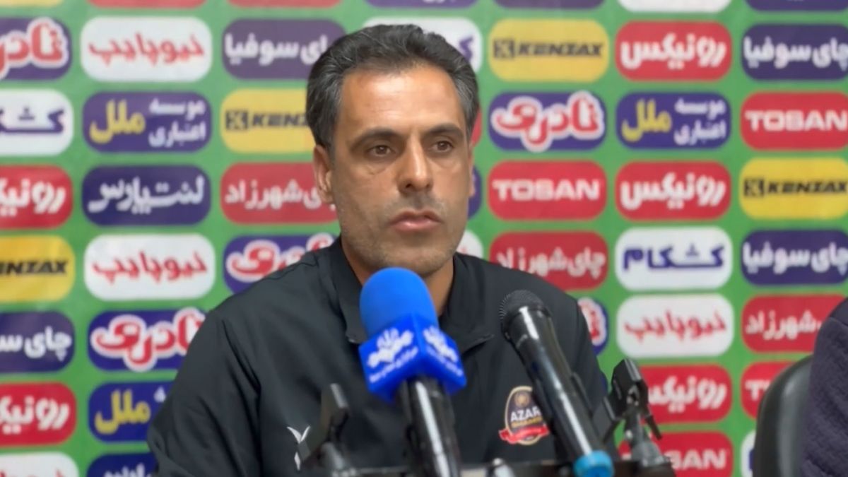 صحبت‌های مرتضی شهسواری مربی شمس آذر پیش از بازی با فولاد