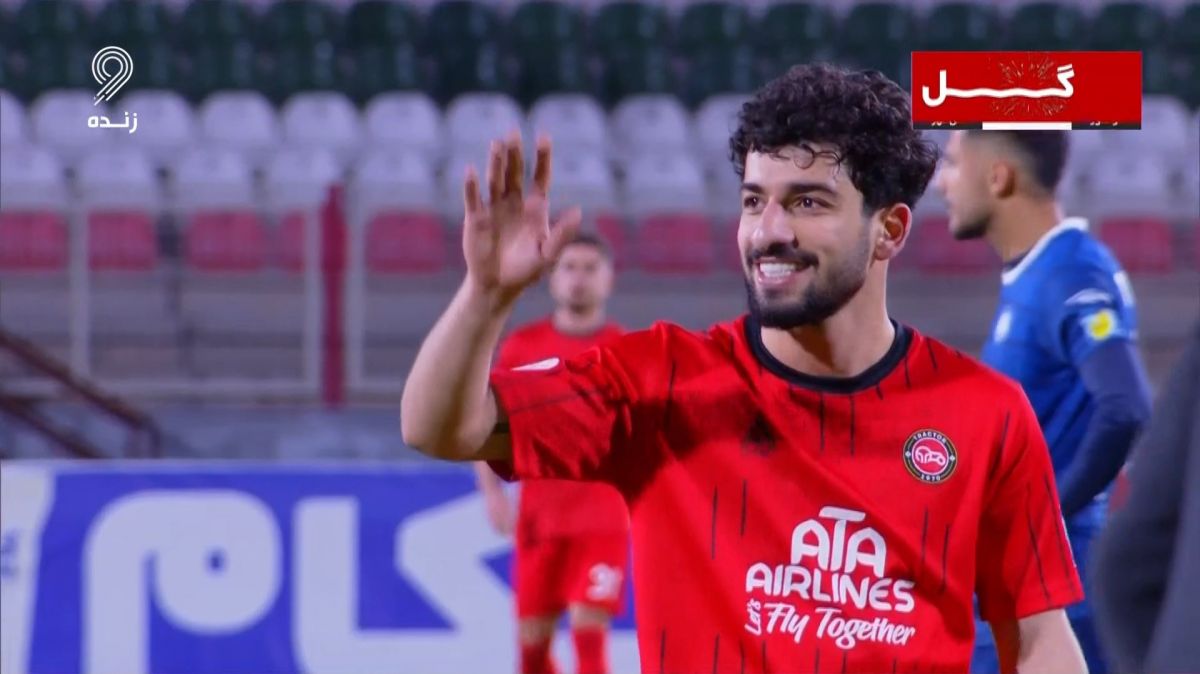 گل اول تراکتور به گل گهر (مهدی هاشم نژاد)