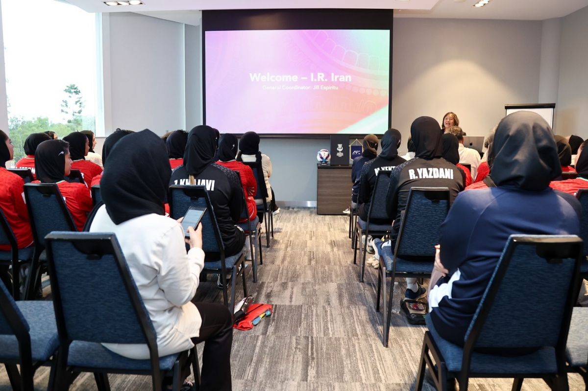 ملی‌پوشان ایران در جلسه آموزشی کنفدراسیون فوتبال آسیا