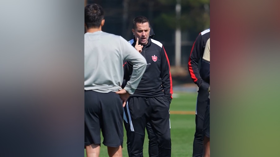 لحظاتی از تمرین پرسپولیسی ها زیر نظر اوسمار