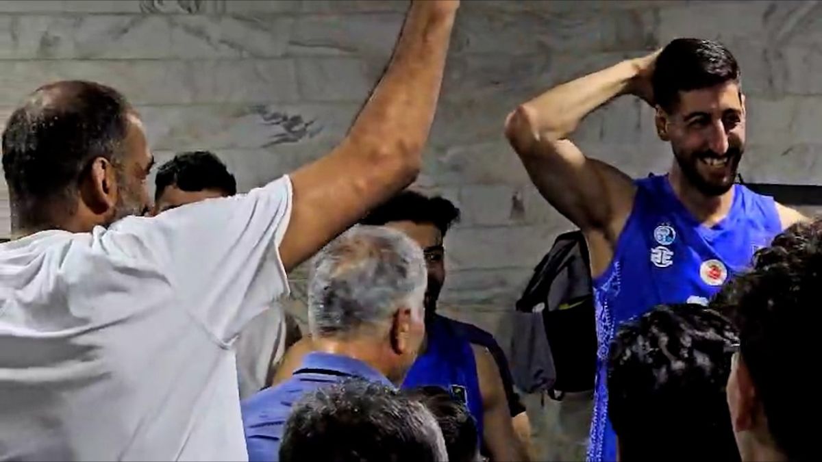 شوخی حامد حدادی با مهران شاهین طبع بعد از قهرمانی