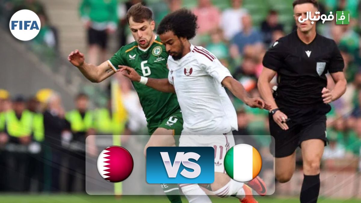 خلاصه بازی ایرلند 1-0 قطر (دوستانه)