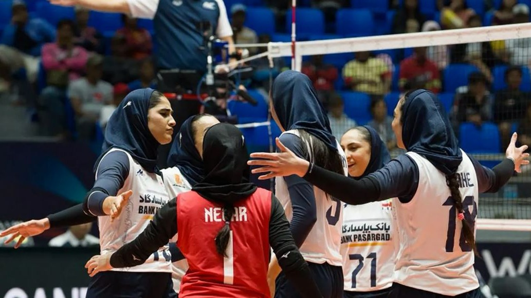 اولین برد بانوان ایران در جام والیبال آسیا