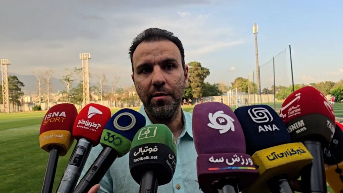 صحتبهای جنجالی محسن خلیلی در حاشیه تمرین پرسپولیس