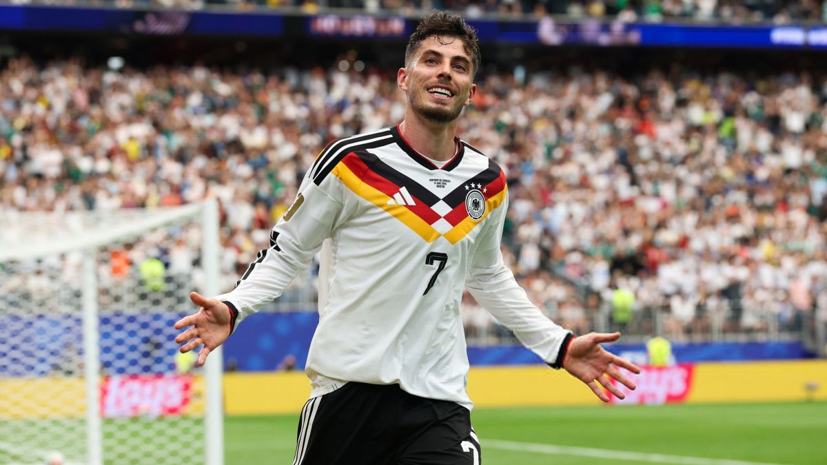 گل هفتم آلمان به کوراسائو (دبل کای هاورتز)