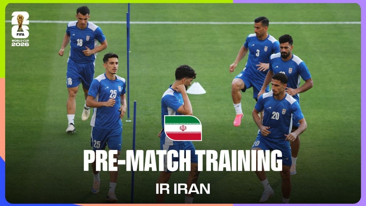 آخرین تمرین تیم ملی ایران پیش از تقابل با نیوزیلند