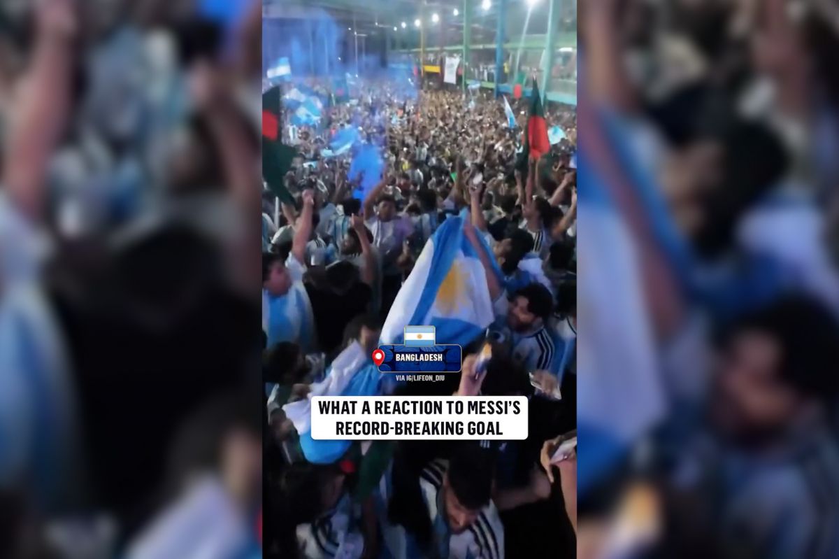 جشن دیوانه وار بنگلادشی ها برای رکورد تاریخی مسی