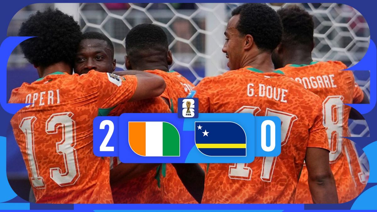 خلاصه بازی ساحل عاج 2-0 کوراسائو