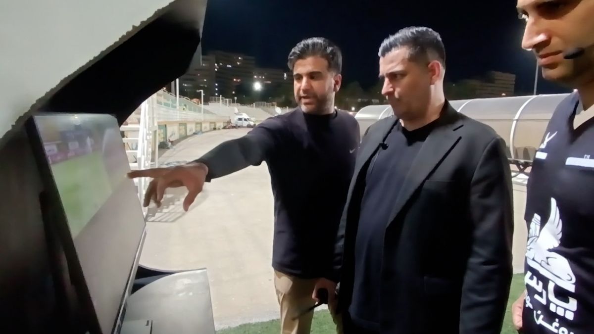 تست سیستم VAR قبل از بازی پرسپولیس - چادرملو