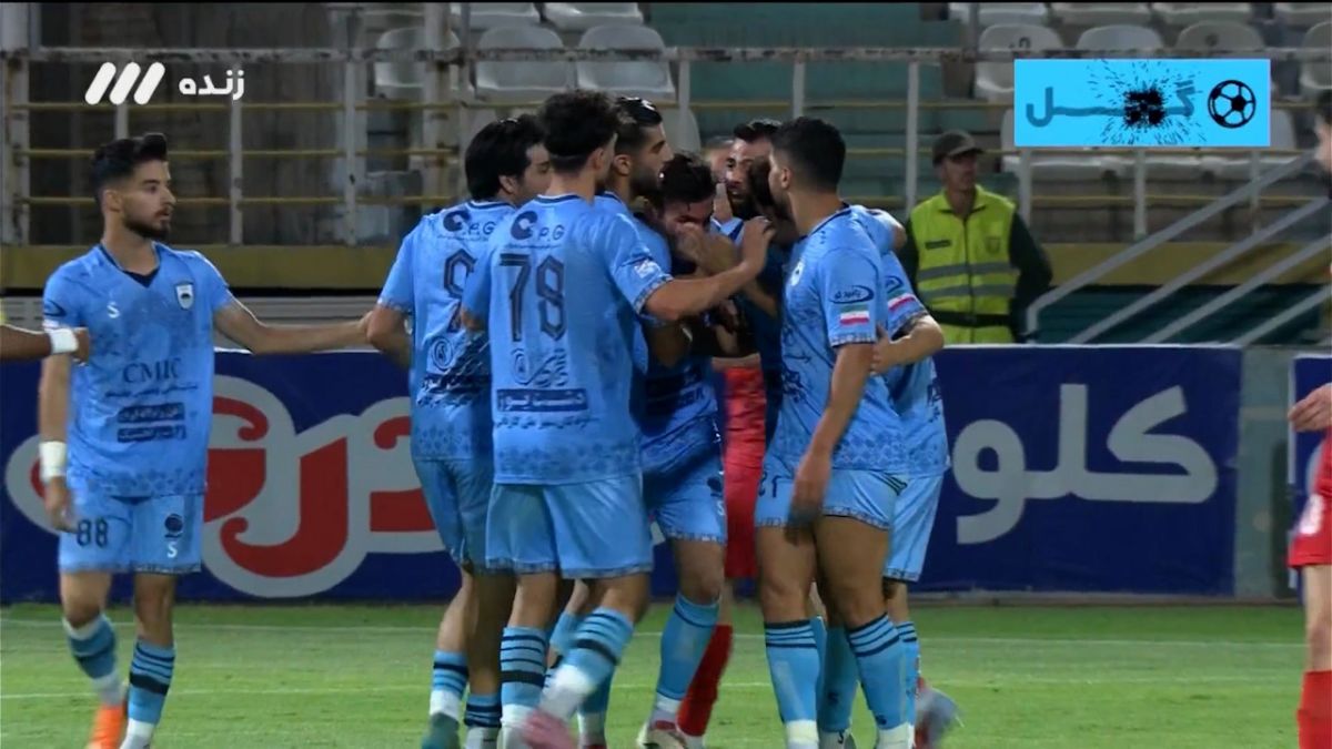گل اول چادرملو اردکان به پرسپولیس (سیروس صادقیان)