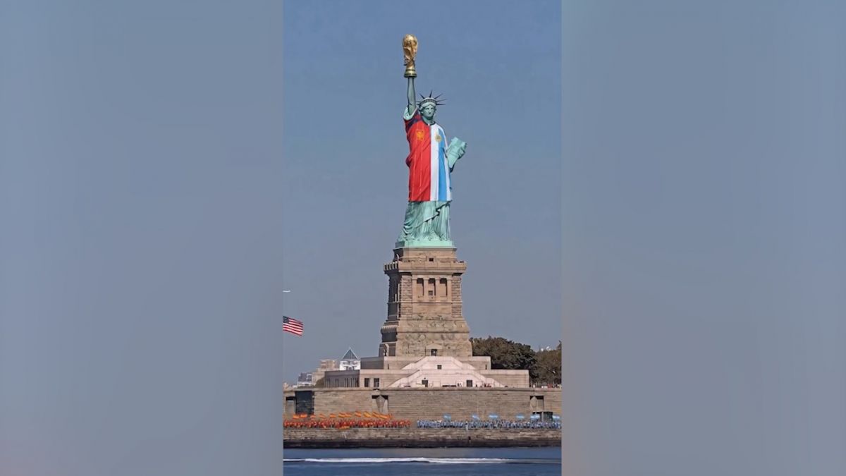 نیویورک به استقبال فینال جام جهانی رفته است