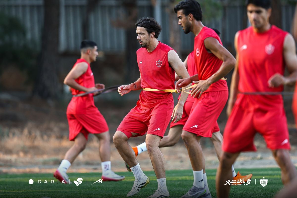 گزارش تصویری؛ تمرین پرسپولیس در روز پرشایعه!