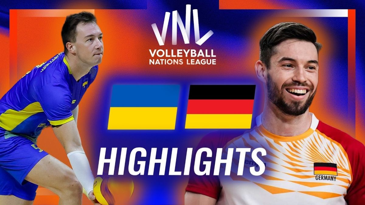 خلاصه والیبال اوکراین 3-1 آلمان (لیگ ملت های والیبال)