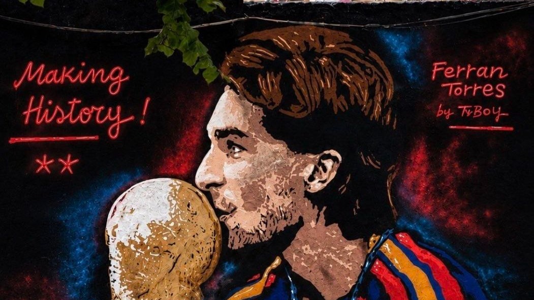 دیوارنگارههای بارسلونا، فران تورس را جاودانه کرد