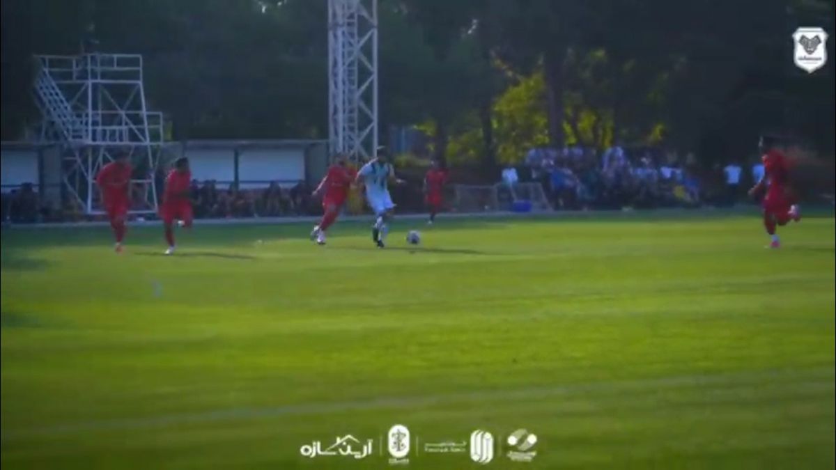 تکنیک ناب خیبری ها در بازی دوستانه با پرسپولیس