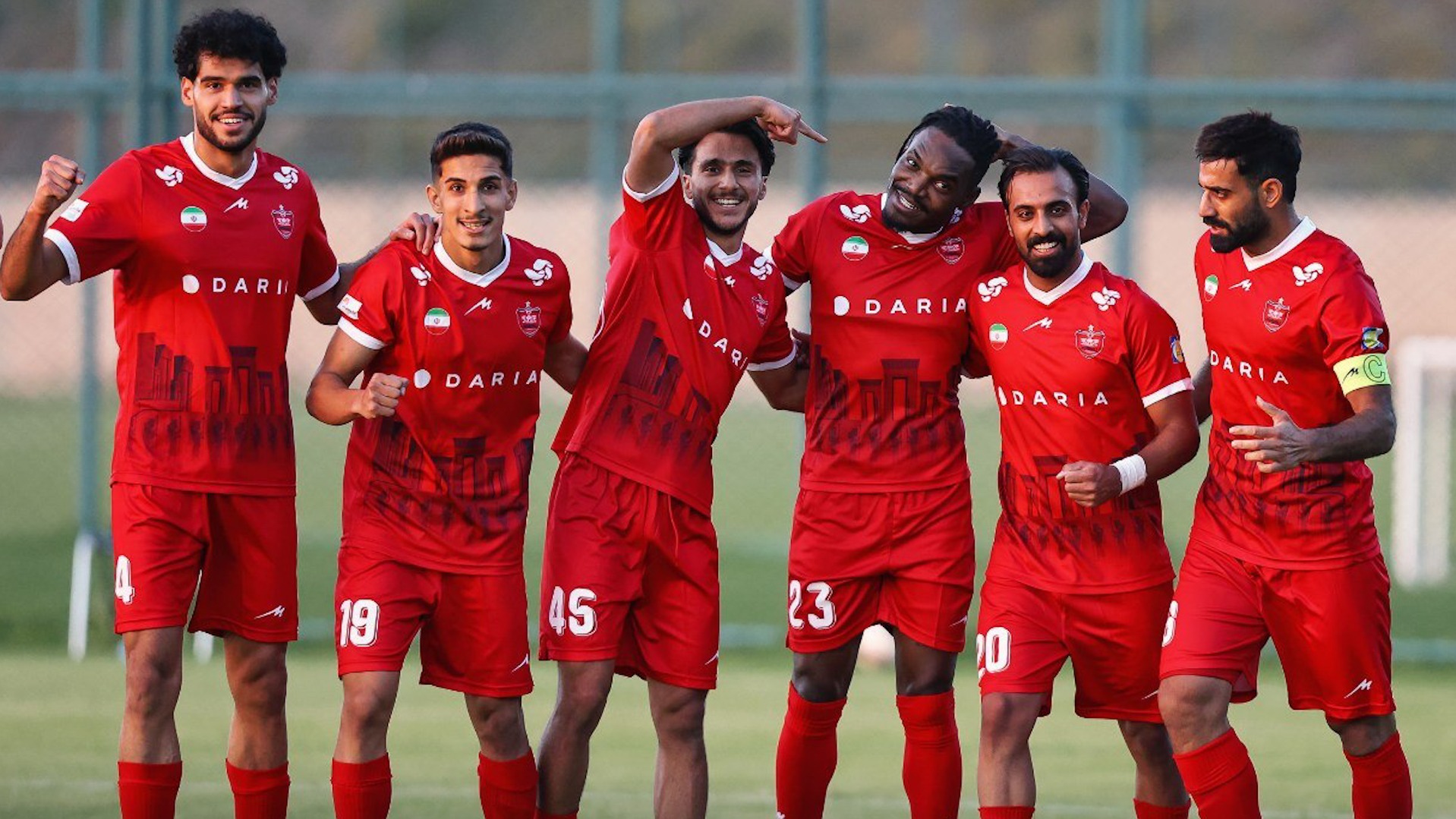 گل اول پرسپولیس به پیرامیدز مصر (تیوی بیفوما)